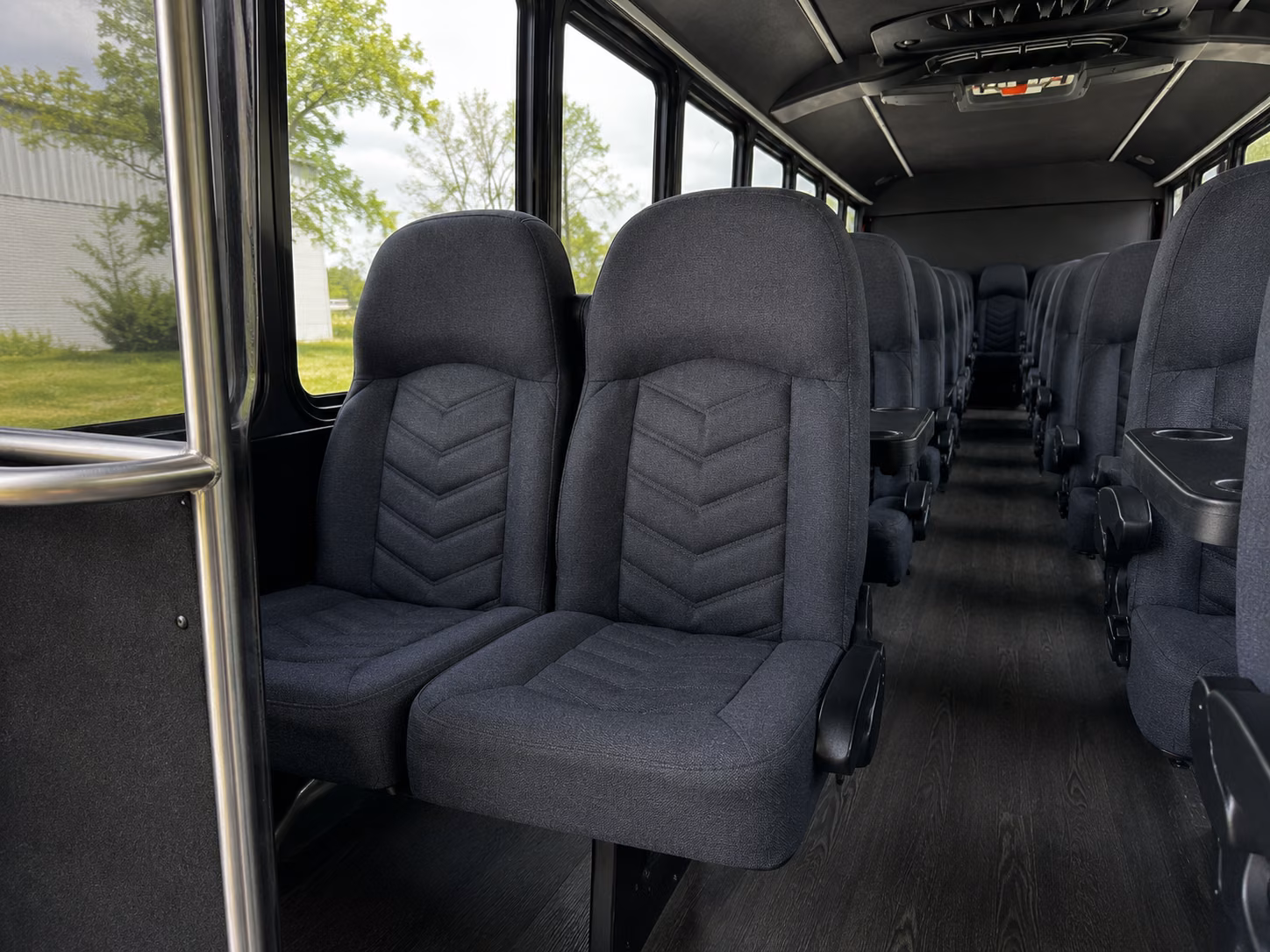 avondale 15 passenger minibus interior