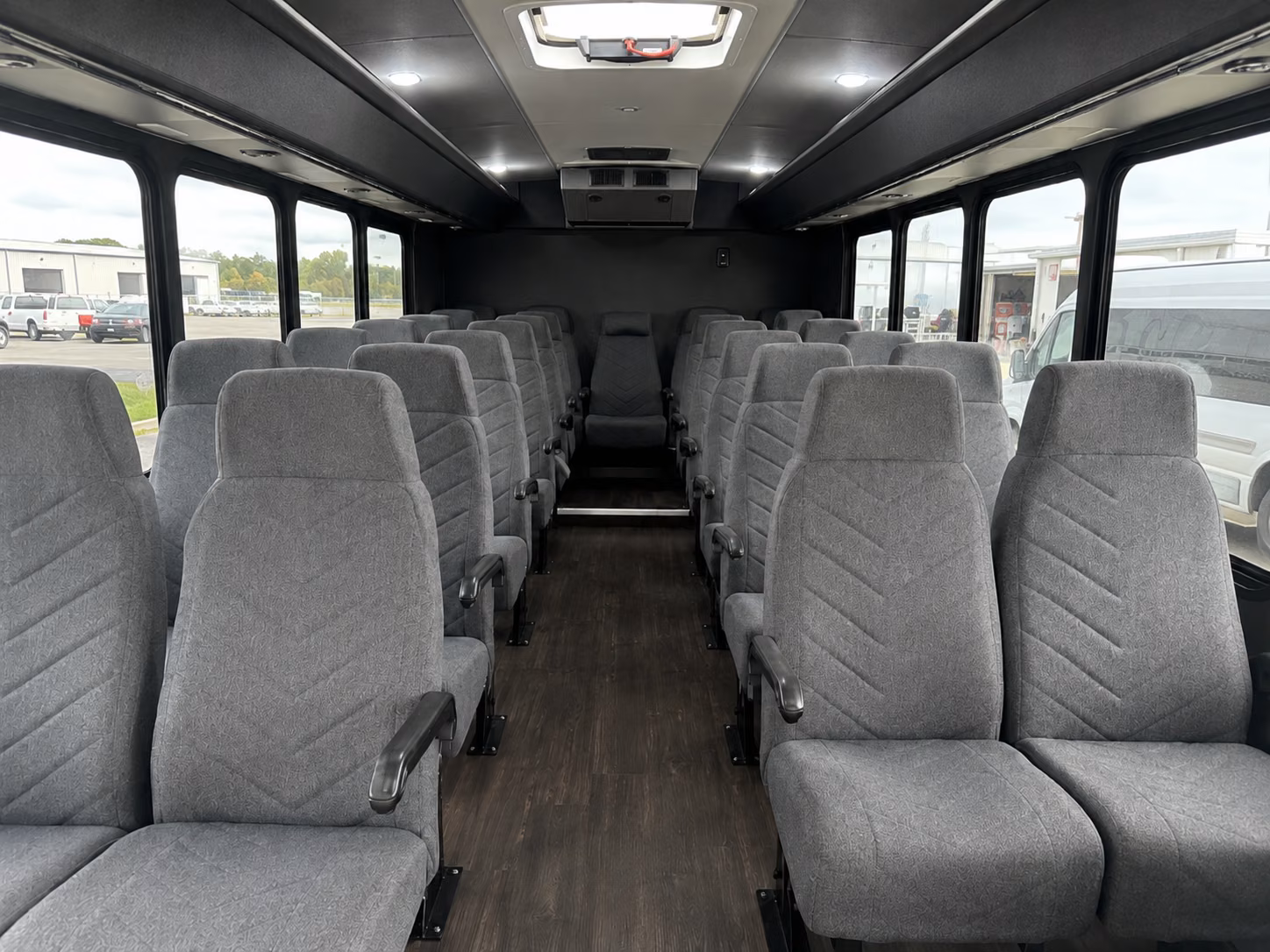 avondale 20 passenger minibus inside