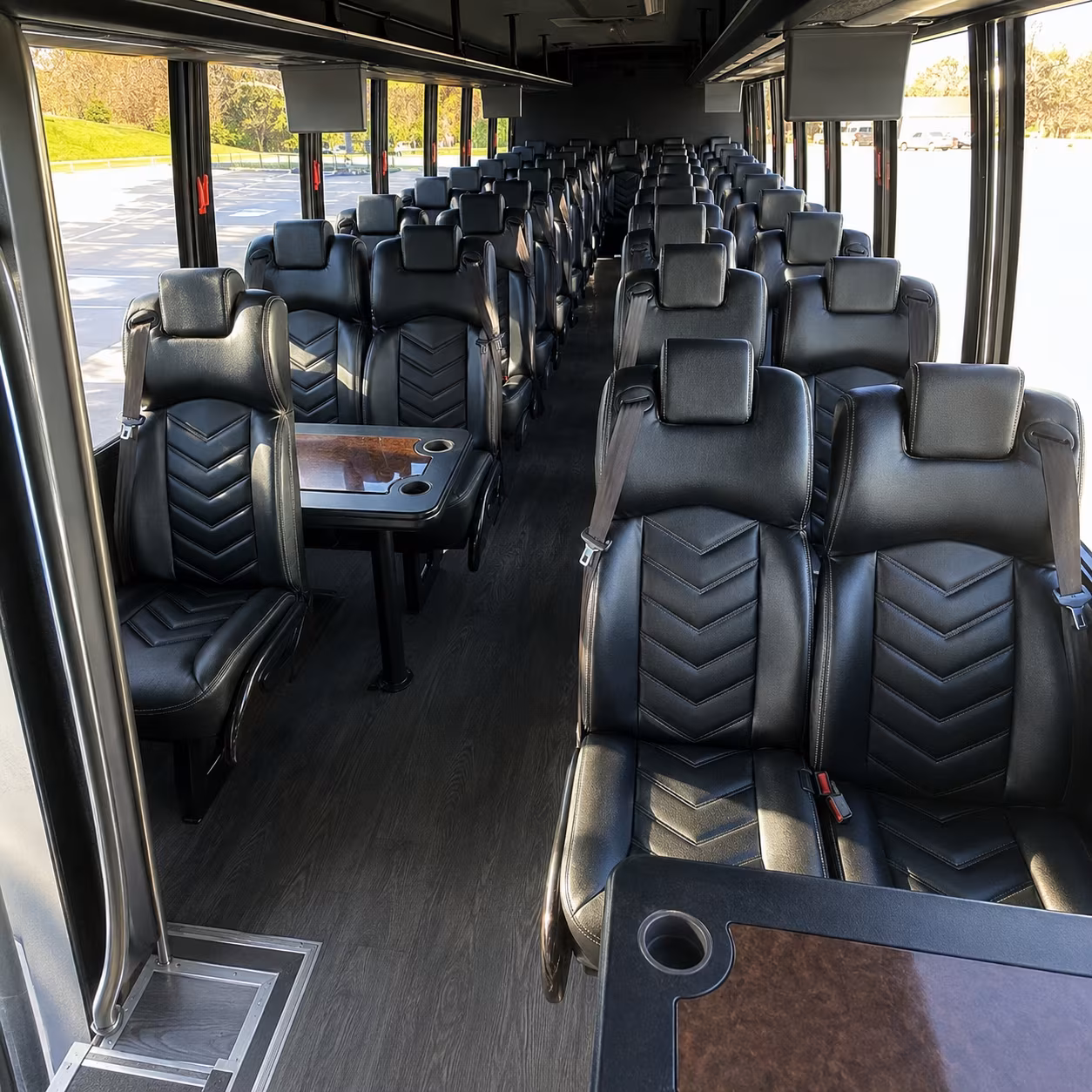 avondale 30 passenger minibus inside