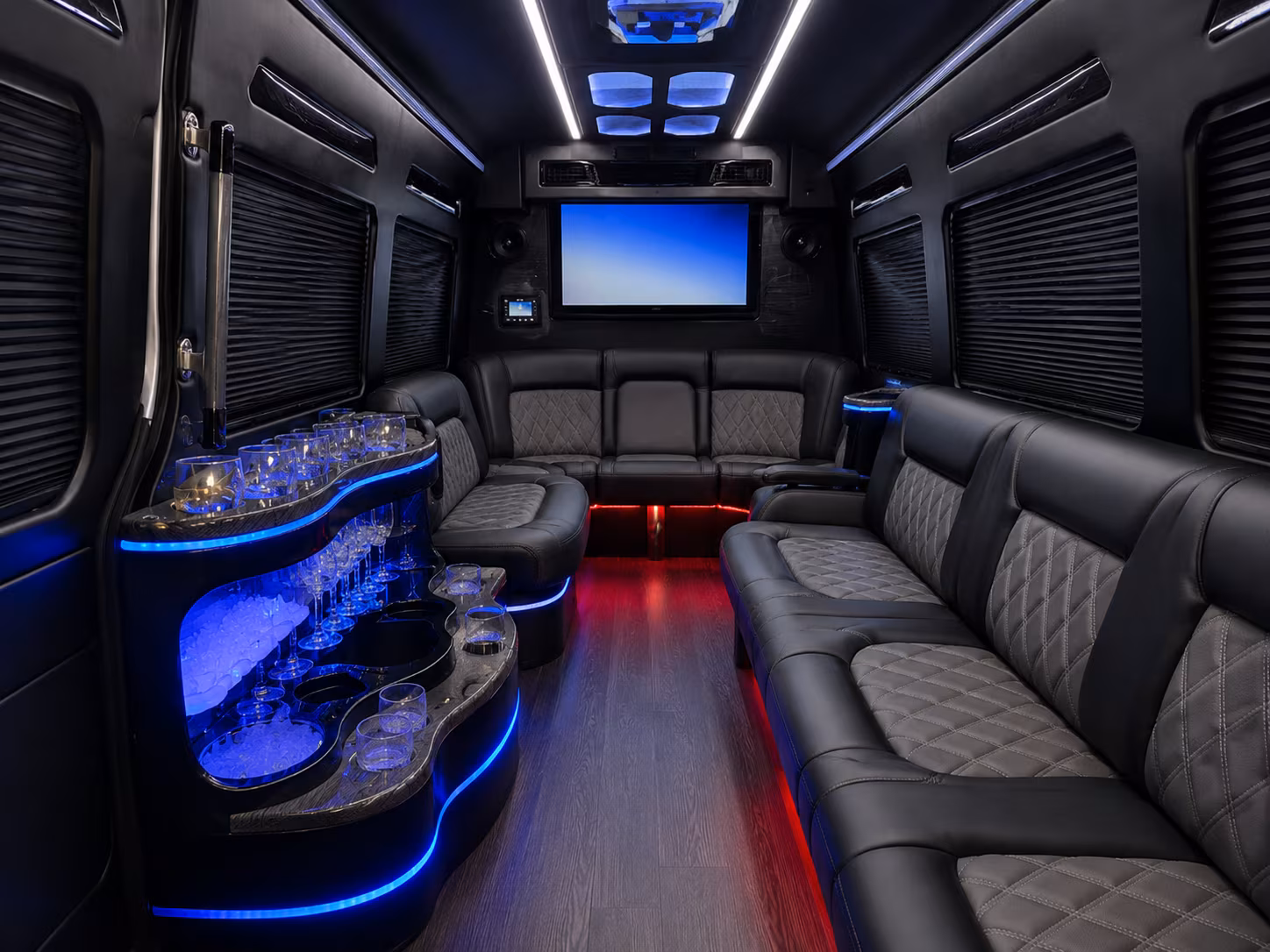 avondale sprinter limousine inside