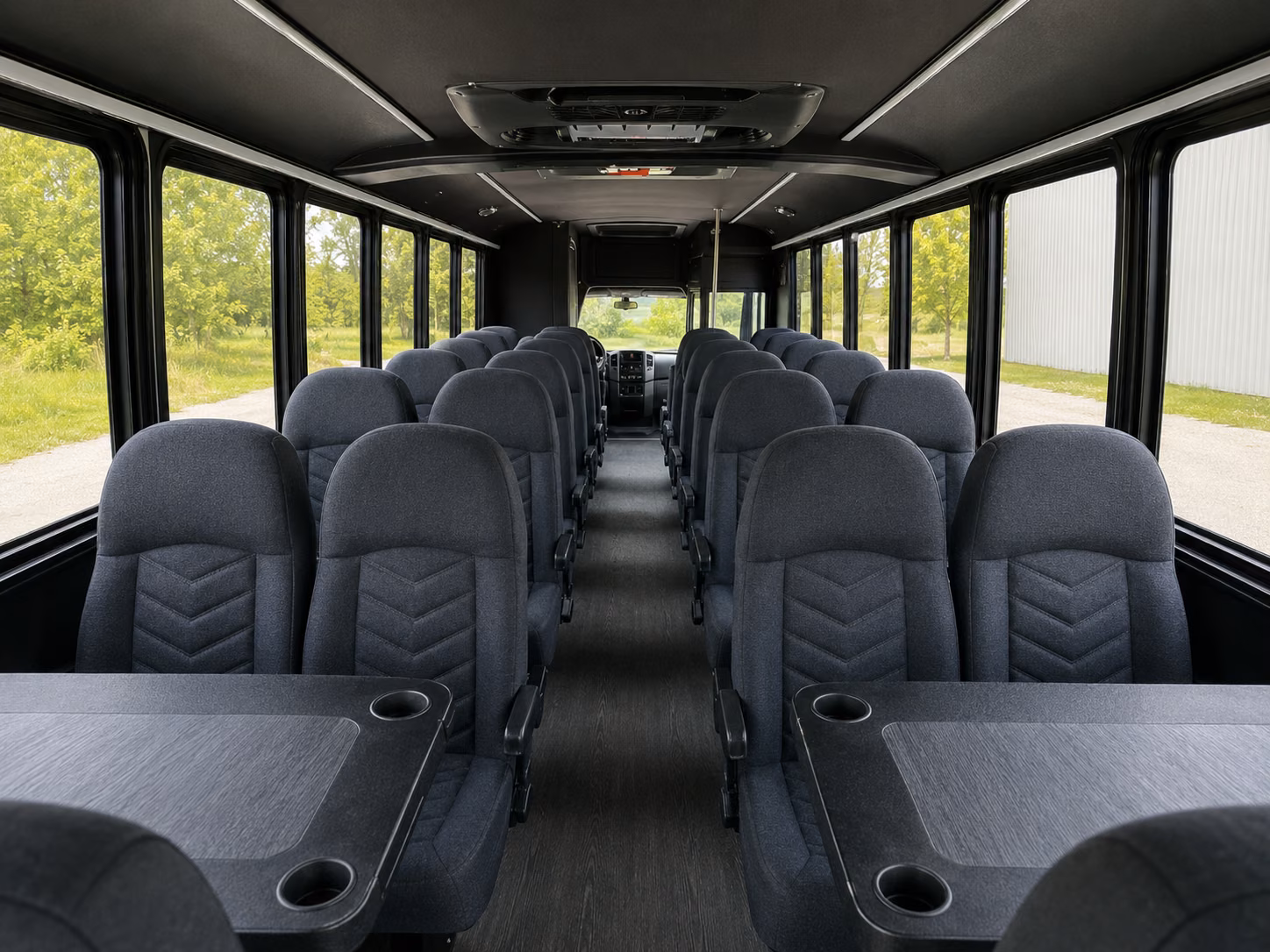 shuttle buses for avondale wedding guests between hotels and venues